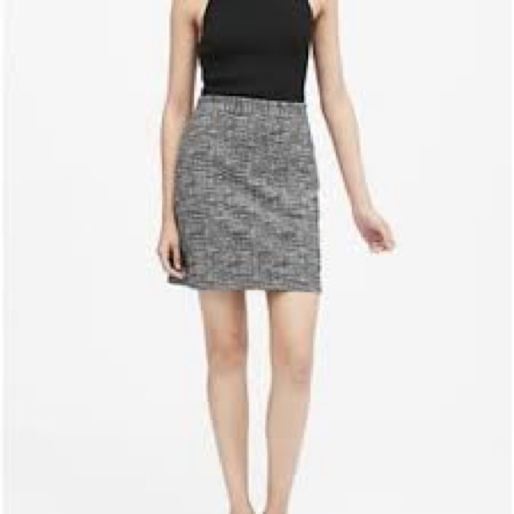 Banana republic tweed skirt